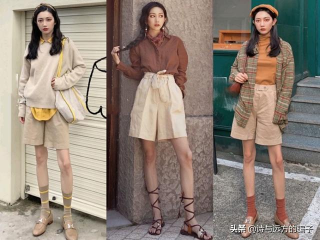 下身裸色上半身穿啥色好看