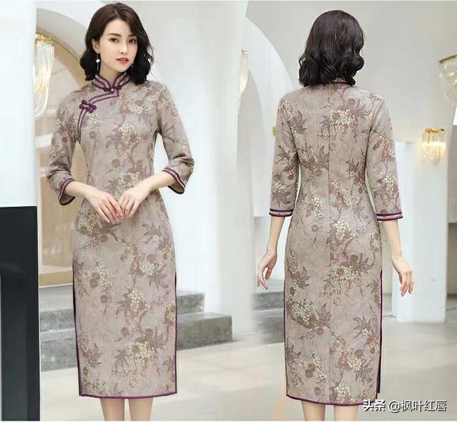 溜肩适合穿什么样袖子的旗袍,插肩的还是上袖的