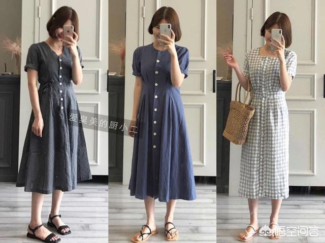 夏天是穿裙子的季节,H型身材应该怎么选裙子