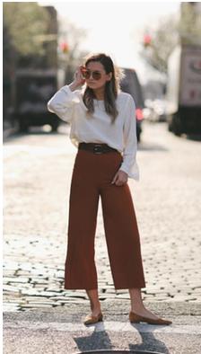 阔腿裤搭配什么样的鞋子好看