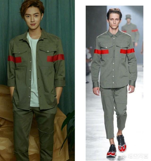 男友风军绿色上衣,怎么搭更时尚