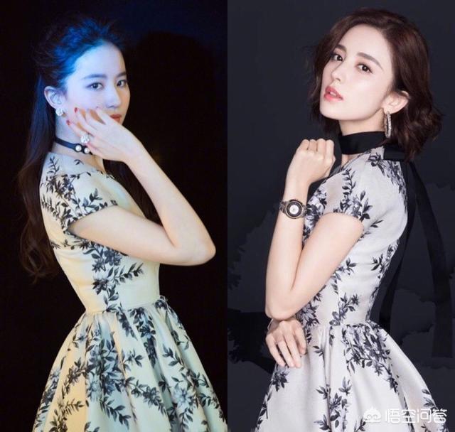 刘亦菲和古力娜扎都有撞过哪些衣服(刘亦菲代言的品牌有哪些)