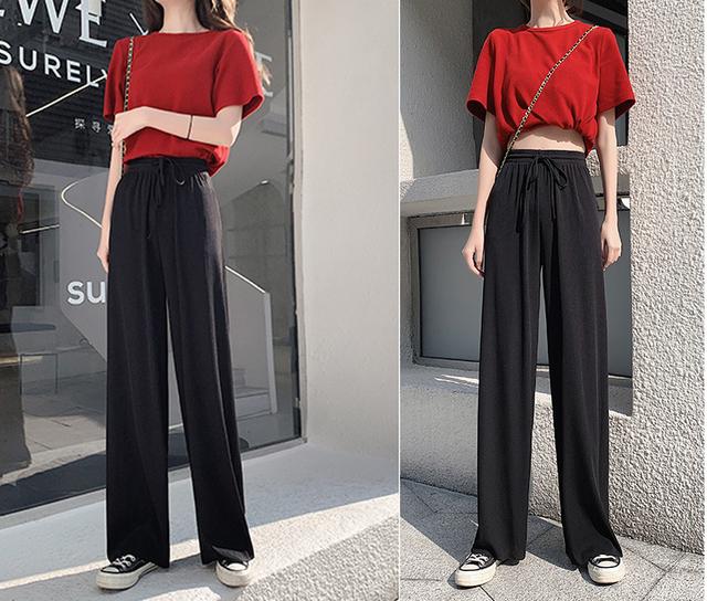 女生黑色运动裤怎么搭配比较好看