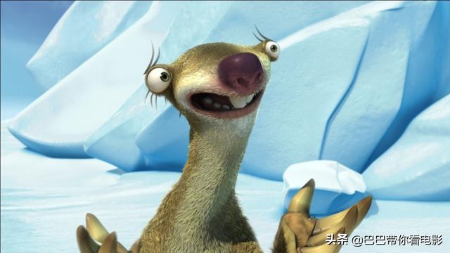 动物分别是猛犸象曼尼,树懒希德,剑齿虎迪亚戈.