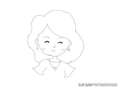 怎么画漂亮妈妈抱宝宝的简笔画