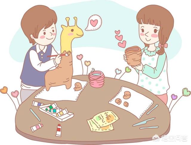 如何鼓励孩子动动小手做手工呢大手牵小手亲子手工图