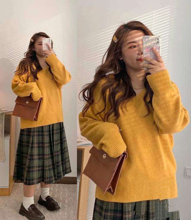 胖妹妹也要美丽优雅,冬季衣服这样穿,时髦精致很显瘦
