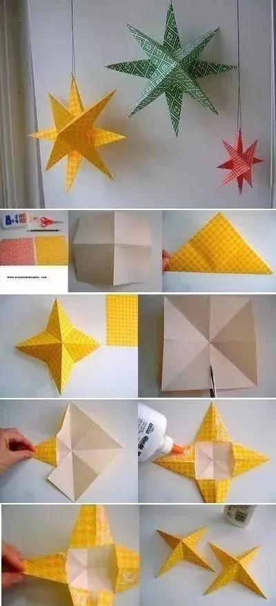 幼儿园墙面手工装饰制作(5款),新学期用