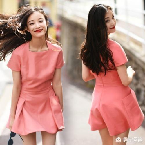 刘亦菲粉裙秀香肩，艳粉色怎么穿能洋气减龄